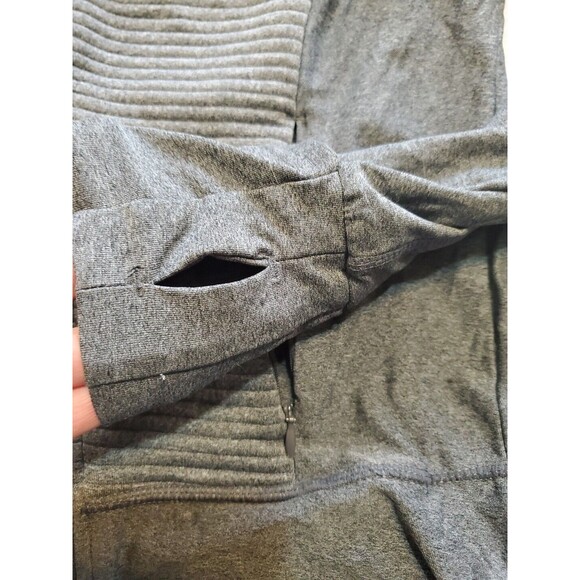 Mondetta Meduim Jacket Lightweight Zipoed Gray Textured Pockets Womens - Picture 7 of 16